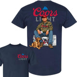Coors Light Trump Hunting Camo Unisex shirt, Trump won 47th president Election 2024 shirt, Coors Light  Light Fuel Hand Drill Dog Hunt Tee, Trump With