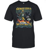 Angry Runs Packers Josh Jacobs Black T-Shirt