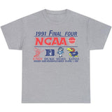 Duke Univ Unc Kansas 1991 Final Four NCAA T-Shirt, Full Color T-Shirt, Unisex T-Shirt, For Men, For Women billabongshirts Style001