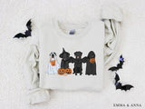 Black Labrador Halloween Sweatshirt, Ghost Dogs Sweatshirt, Halloween Dog, Halloween Shirts, Fall Sweater, Spooky Season, Dog Lover Gift
