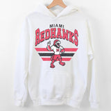 44. Miami RedHawks Vintage NCAA Football Sweatshirt, University Team Gear, Classic Apparel Gifts for Enthusiasts