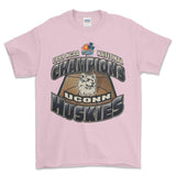 1999 Uconn Huskies NCAA Final Four T-Shirt, graphic vintage sports tees for men