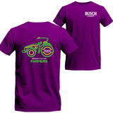 Busch Light Farmers Tractor 2-sides T-shirt, Busch Light Short Sleeve Tee, Unisex Shirt