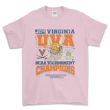 2019 NCAA Tournament Virginia T-Shirt, graphic vintage sports tees for men Style001