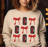 Coquette Coca Zero Sweatshirt, Coca Zero Bow Shirt Coca Zero Sweatshirts Womenswear