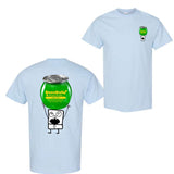 Buzzball Doodlebob T-shirt, Doodlebob Shirt, Buzzball Shirt, Double Sided Graphic Printed Unisex Classic Comfort Cotton T-Shirts For Men And For Women