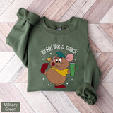 Cute Gus Gus Looking Like A Snack Christmas Crewneck Sweatshirt, Hoodie, T-shirt, Cute Christmas Gifts