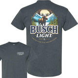 Busch Light Moose Head for the Mountains T-Shirt, Hunting T-Shirt, Full Color T-Shirt, For Men, For Women Style001