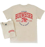 Budweiser Genuine T-shirt - 2 Side - Colorful Range - Flexible Fashion Fits  - Mix And Match - Fit For All Style001