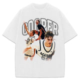 Cooper Flagg Coop Vintage Style Basketball 90's Graphic Design T-Shirt Crewneck Cotton Style001