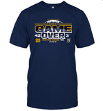 42 3 Notre Dame vs Navy 8 26 23 Aviva Stadium Game Over Shirt