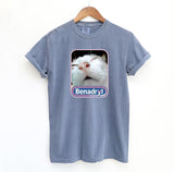 Benadryl Cat  Funny Shirt, Meme Comfort Colors T-Shirt