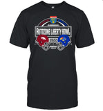 Arkansas Razorbacks vs Kansas Jayhawks 2022 Liberty Bowl Fooball Matchup T-Shirt