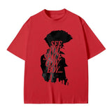COWBOY BEBOP Shirt, Retro Anime Tshirts, Vintage Streetwear Spike Spiegel Shirt Cotton Menswear