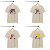 All Teams NCAA Football Snoopyy Sand Color T-Shirt, Cute Sand Color Football Shirt, Classic Fit Unisex Men Women Tee