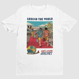 Daft Punk Around the World tour T-shirt Cotton T-shirt Gift For Fans Men Women