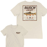 Busch Light Beer , BUSCH LIGHT FISHING TROUT T-SHIRT,  Casual Graphic Round Neck T-shirt for Summer, Fashion Top for Daily Wear Style001