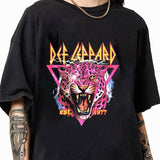 Def Leppard Vintage T Shirt, Def Leppard Gift Women Men T Shirt W01928 Cotton Menswear Cotton Menswear