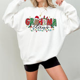 Christmas Mama Gigi Nana Claus Sweatshirt, Christmas Shirt for Mom Grandma Gigi, Xmas Family Shirt, Unisex Graphic Cotton Comfort, Shirt for Men for W