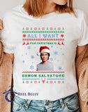 Damon Salvatore Christmast T Shirt