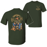 Busch Light Camo Trump Hunting T-Shirt, Trump Won 47th President Election 2 Sided Graphic Printed Unisex Classic Cotton T-shirt Style001