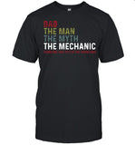 Dad the man the myth the mechanic someone has to fix the problems vintage shirt_1