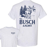 Busch Light, Beer, Busch Light Deers Hunting in The Forest T-Shirt, Summer T-Shirt, Unisex T-Shirt, Crewneck Shortsleeve Tshirt