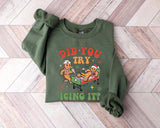 Did You Try Icing It Sweatshirt, School Nurse Christmas Sweater, Funny Cookies Xmas, Emergency Christmas Shirt, PICU Icu Nurse Christmas Tee