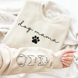 Custom Dog Mama Sweatshirt, Personalized Dog Sweatshirt with Name, Custom Dog Name Sweatshirt, Dog Dad Gift, Custom Pet Gift, Pet Name Shirt