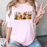 Coffee Pumpkin Halloween Crewneck Sweatshirt Hoodie Tshirt, Halloween 2024 Gifts
