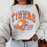 Clemson Tigers Vintage Football NCAA Sweatshirt, Vintage Clemson University Sweatshirt, Unisex Vintage Sweatshirt NCAA, Classic Sport Sweatshirt, Gift