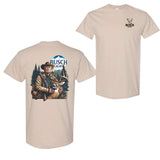 Busch Light Hunting Hoodie, Sweatshirt, T-shirt - Hunter with Deer Graphic Hoodie for Outdoor Enthusiasts, Perfect for Nature Lovers Menswear Style001