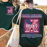 Custom Year FAFO Proud Member Gen X 2 Side T-shirt, 1965-1980 Hose Water Metal Gen X Shirt, Proud Member Flag Generation Shirt