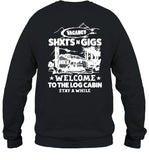 2024 Shxtsngigs Podcast Log Cabin Shirt