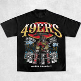 49ers Shirt, Vintage 90s Unisex Football Tees, Football T-Shirts, Sports Shirt, Game Day Tee, Football Fan Gifts