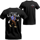 Bigfoot Michelob Ultra T-shirt, 2 Sided Graphic Michelob Shirt, Menswear Top Underwear Tshirt Streetwear