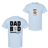 Dad BOD Powered by Miller Lite T-Shirt Top Cotton, Trendy T-Shirt For Men For Women