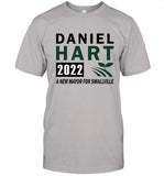 Daniel Hart 2022 A New MayÂ­or For SmalÂ­lÂ­ville T-Shirt worn by Kyle CushÂ­ing (Erik Valdez) in SuÂ­per