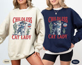 Cat Ladies For Kamala Shirt, Kamala Harris 2024 President Shirt, Cat Mom SweatShirt, Kamala Rally T Shirt