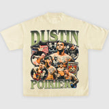 DUSTIN POIRIER TEE, Boxing T-shirt, Boxer Tee, Sports Shirt, Athletic Tee, Workout T-shirt, Gift for Him Hoodie Sweatshirt Menswear Streetwear Style001