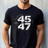 45 47 Shirt Men Trum Won Victory President USA MAGA Military Save America Keep America Great Trum Take America Back We the People Felon, Full Colors, Full Sizes, For Men, For Women, gift for him gift for her