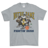 1994 Notre Dame Fightin' Irish Looney Tunes T-Shirt, graphic vintage sports tees for men Style001