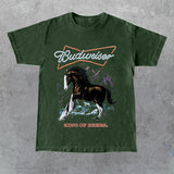 Budweiser King of Beers T-shirt, Gift for Her, Gift for Him, Gift for Friend