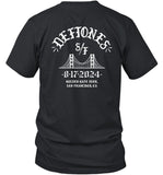 Deftones August 17 2024 San Francisco CA Golden Gate Park Concert Shirt