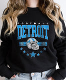 Detroit Football Shirt, Detroit Football Sweatshirt, Vintage Style Detroit Football shirt, Sunday Football Cotton