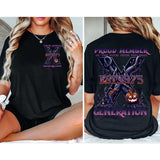 Custom Year Est.1975 Halloween GenerationX 2 Side Shirt, Halloween Pumpkin Proud Member GenX T-shirt, Generation X T-shirt Style001