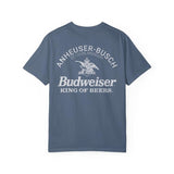 Budweiser T-Shirt, Funny drinking shirt, Whiskey Alcoholic, Budweiser King Of Beer, Vintage Beer Cotton Tee Style001