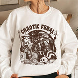 D&D Chaotic Feral Shirt, racoon T-shirt, neutral, lawful, dunge0ns and drag0ns Tee, d&d opossum Sweatshirt
