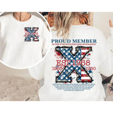 Custom Est.Year Proud Member Hose Water FAFO Gen X 2 Side T-shirt, FAFO Gen X Shirt, Proud Member Generation FAFO 1965-1980 Shirt Style001