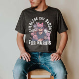 Childless Cat Daddies For Harris Shirt, Harris Walz 2024 Cat SweatShirt, Tim Walz TShirt, Kamala Harris Tee, Cute Cat Shirt